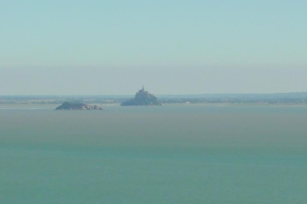 Maison Vue Sur Le Mont Saint Michel Et Sa Baie Champeaux Buitenkant foto